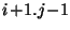 $i\!+\!1.j\!-\!1$